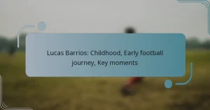 Lucas Barrios: Childhood, Early football journey, Key moments