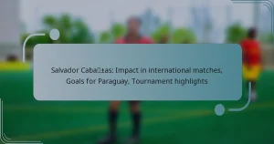 Salvador Cabañas: Impact in international matches, Goals for Paraguay, Tournament highlights